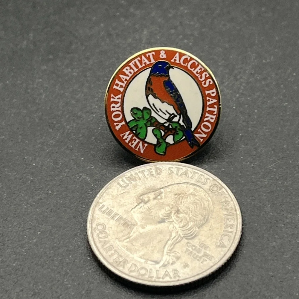 New York Habitat & Access Patron Bird Lapel Hat‎ Pin